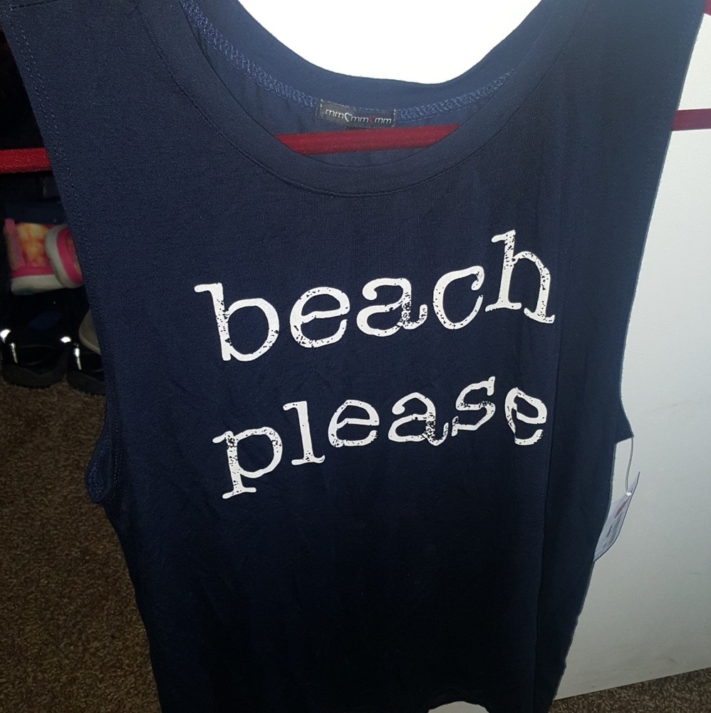 Sassy beach tank top